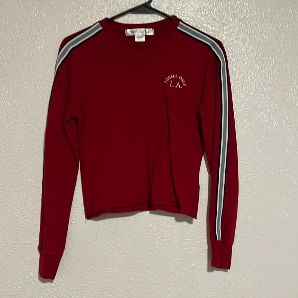 Cute, red, themed LA shirt